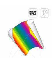 Load image into Gallery viewer, Wolkensturmer | Sled Kite - Rainbow - Delta Single Line Traditional Flying Kite