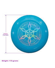 Load image into Gallery viewer, Dirty Disc Ninja Star Flying Sports Disc - 175g