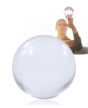 Load image into Gallery viewer, 100mm Juggle Dream Clear Acrylic Contact Juggling Ball with Contact Ball Pouch
