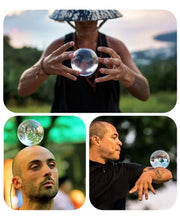 Load image into Gallery viewer, 65mm Juggle Dream Clear Acrylic Contact Juggling Ball with Contact Ball Pouch