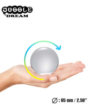 Load image into Gallery viewer, 65mm Juggle Dream Clear Acrylic Contact Juggling Ball with Contact Ball Pouch