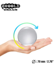 Load image into Gallery viewer, 70mm Juggle Dream Clear Acrylic Contact Juggling Ball with Contact Ball Pouch