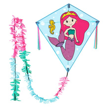 Load image into Gallery viewer, Wolkenstuermer Mermaid Eddy Diamond Kite - Delta Single Line Traditional Flying Kite