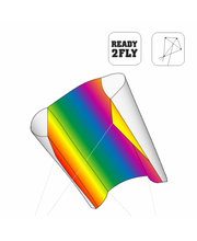 Load image into Gallery viewer, Wolkensturmer | Sled Kite - Rainbow - Delta Single Line Traditional Flying Kite
