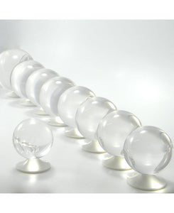 60mm Juggle Dream Clear Acrylic Contact Juggling Ball with Contact Ball Pouch