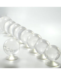 70mm Juggle Dream Clear Acrylic Contact Juggling Ball with Contact Ball Pouch