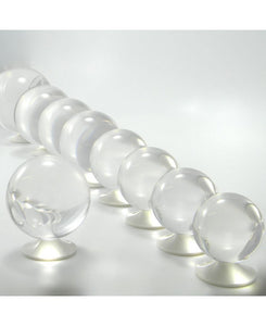 80mm Juggle Dream Clear Acrylic Contact Juggling Ball with Contact Ball Pouch