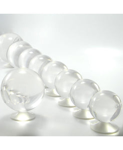 90mm Juggle Dream Clear Acrylic Contact Juggling Ball with Contact Ball Pouch