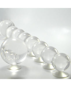 100mm Juggle Dream Clear Acrylic Contact Juggling Ball with Contact Ball Pouch