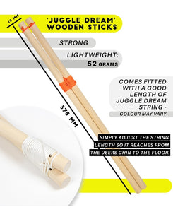 Juggle Dream Basic Wooden Sticks