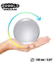 Load image into Gallery viewer, 100mm Juggle Dream Clear Acrylic Contact Juggling Ball with Contact Ball Pouch
