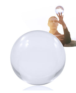 100mm Juggle Dream Clear Acrylic Contact Juggling Ball with Contact Ball Pouch