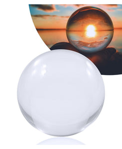 85mm Juggle Dream Clear Acrylic Contact Juggling Ball with Contact Ball Pouch
