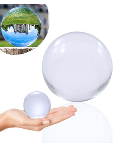 60mm Juggle Dream Clear Acrylic Contact Juggling Ball with Contact Ball Pouch
