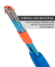 Load image into Gallery viewer, Juggle Dream Superglass Coloured Diabolo Handsticks
